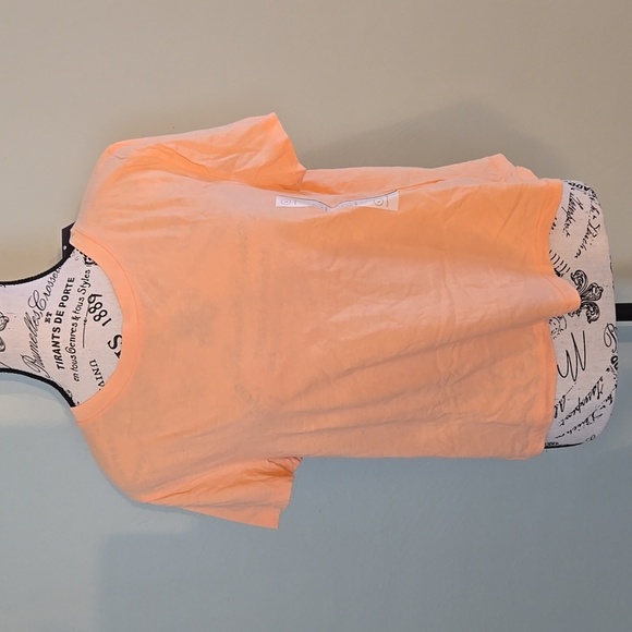 Orange Cotton Crop Tee - Picture 1 of 3